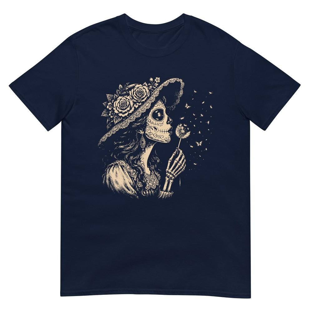 La Catrina Blowing Wishes Dandelion TShirt S