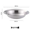 ZISIZ Vintage Stainless Steel Divided Serving Bowl