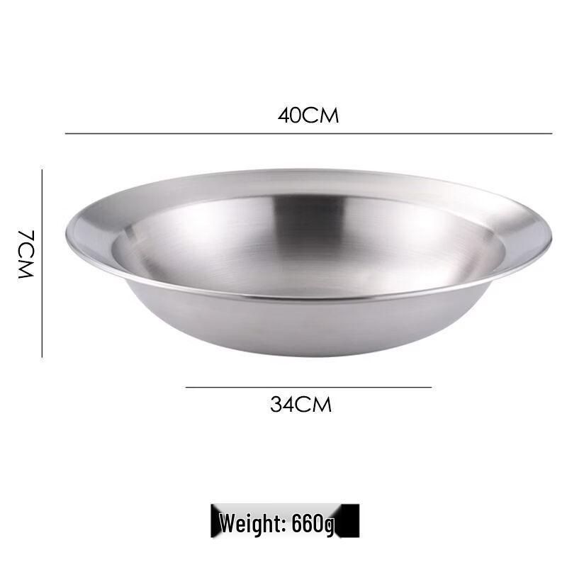 

ZISIZ Vintage Stainless Steel Divided Serving Bowl