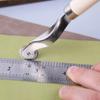 New 4Pcs Stainless Steel Leather Overstitch Wheel Space Paper Perforating Tool Tailor Stitch Marker Gear Roulette Patchwork Tool