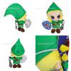 Maskeli Büyük Boy Legend Of Zelda Link Bebek Mezura Maskeli Link Peluş Oyuncak Skyward Sword Yumuşak Kısa Peluş Özelleştirilebilir