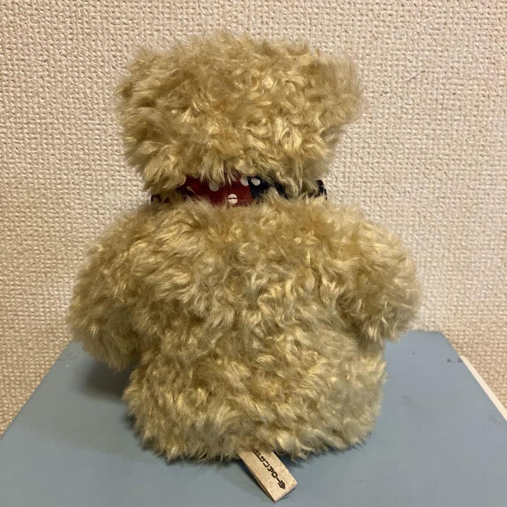 [USED] Sun Arrow Teddy Bear Plush Toy, Fluffy Bear, Gentleman Bear with Ribbon