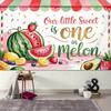 2D Watermelon First Birthday Backdrop for Summer Party Decor