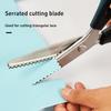 Tailor Scissors Pinking Shears Zig Zag Sewing Cut Serrated Lace Scissors Sewing Accessories Fabric Scissors DIY Sewing Tool