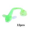 Soft Lure 4.5g 3.5in 90mm 12PCS/Lot Fishing Swimbait Lure Set Tail Worm Saltwater/Freshwater Fishing Baits