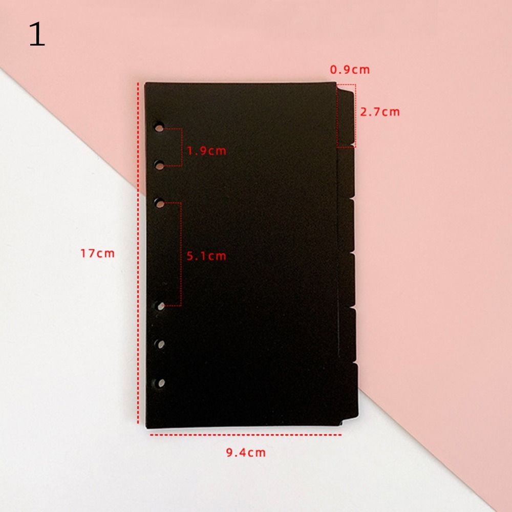 A5 A6 Page Classification Separator Page Notebook Loose-leaf Book Partition Accessories
