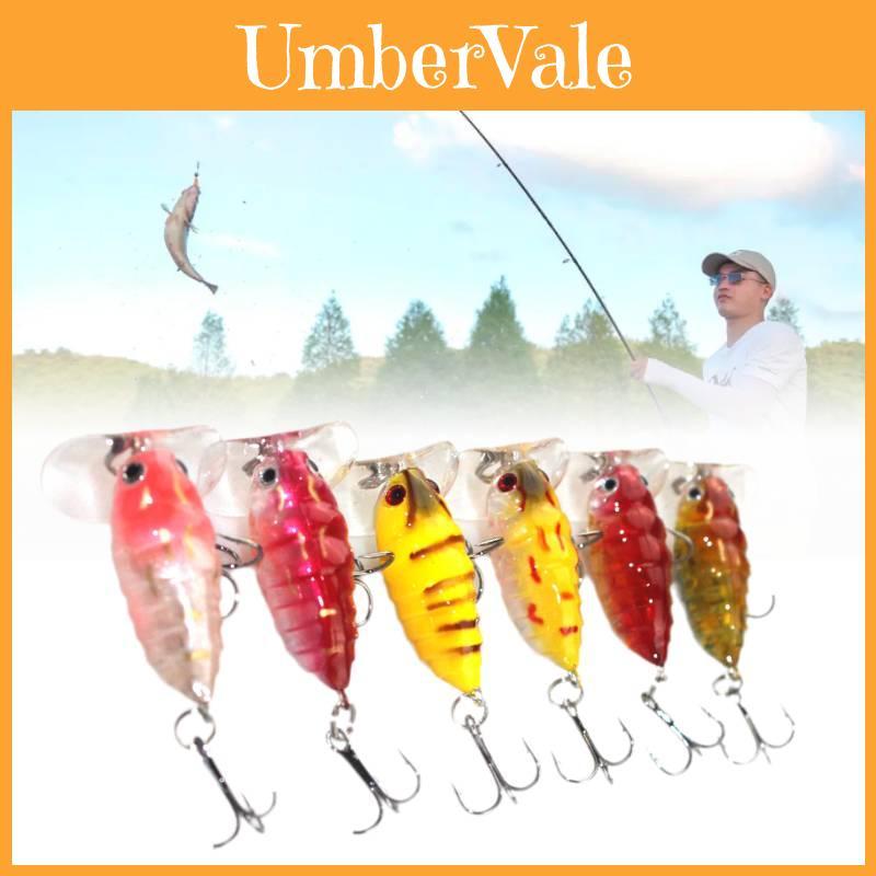 Lifelike Orange Red Fishing Lure 4g Bionic Surface Floater For Long Casting