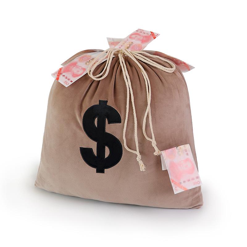 Yaratıcı Para Çantası Peluş Yastık Oyuncak - Yeni Yıl Hediyesi & Etkinlikler için Hatıra