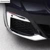 Front Fog Light Lamp Eyelid Eyebrow Bumper Corner Strip Decor Cover Trim Accessories For BMW 5 Series G30 525i 530i 2017 -