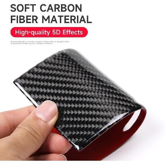 Car Carbon Fiber Dashboard Trument Panel Strip Sticker Cover Interior Trim Decal for Ford F150 2009 2010 2011 2012 2013 2014 Accessories