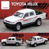 1/64 Scale TOYOTA Hilux Pickup Truck Miniature Toy Car Vehicle Premium Model Free Wheels Diecast Metal Alloy Collection Gift