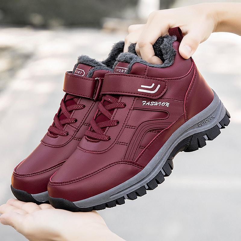 Walking shoes, sports shoes, foot mother shoes, autumn leather surface