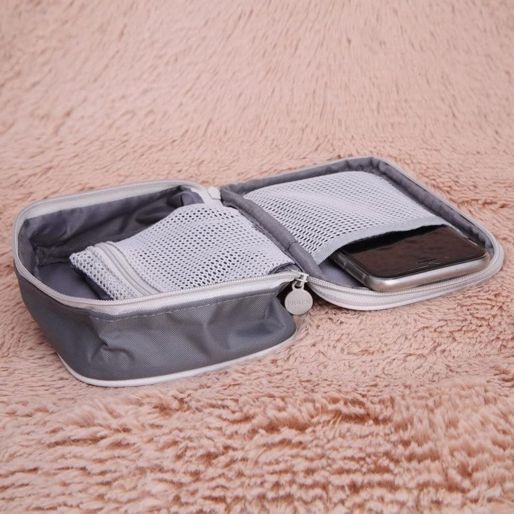 GS Zone Waterproof Travel Outdoor Indoor Emergency Conitale Medical Tablet First Aid Medicine Pouch Kit Storage Bag Organizer
