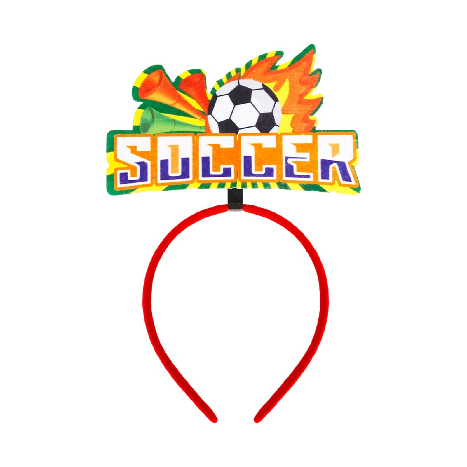 

Декор на День Народження у Футбольному Стилі Головний Убір для Вболівальників Реквізит для Вечірки Перегляду Футболу One Size