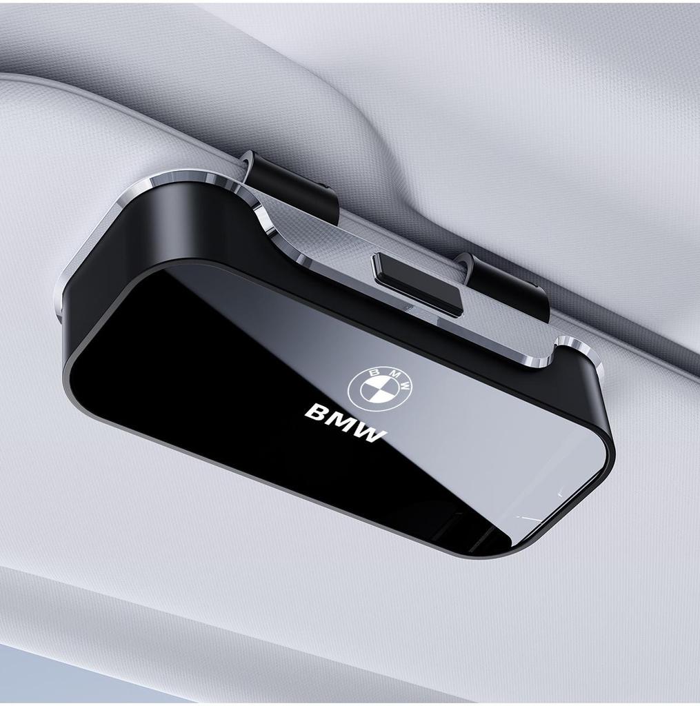 Universal Car-Mounted Sun Visor Glasses Case & Multifunctional Ticket Storage Clip