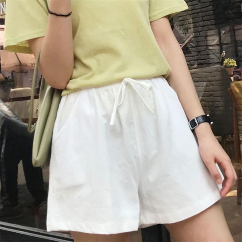 Women Fashion High Quality Summer Casual Cotton Linen Shorts Female Plus Size High Waist Streetwear Short Pants