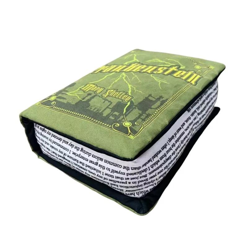 

Новые 25 см Плюшевые игрушки Франкенштейна Подушка книга Милые Мягкие Набивные Домашний Декор Комнаты Куклы для Подарка Ребенку на День Рождения Рождество зелёный