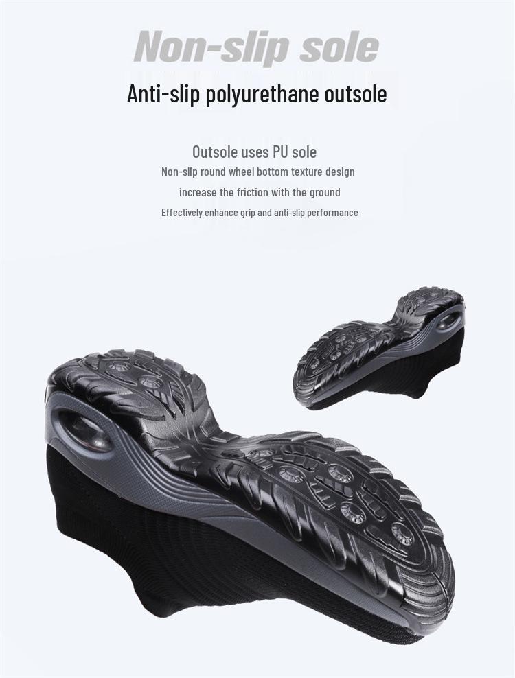 Women's Breathable Thick-Soled Outdoor Casual Shoes with PU Air Cushion