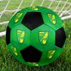 SIZE 5 Norwich City FC Soccer Ball Colorful All Ages Machine Stitched PVC Competition Ready Durable High-Bounce