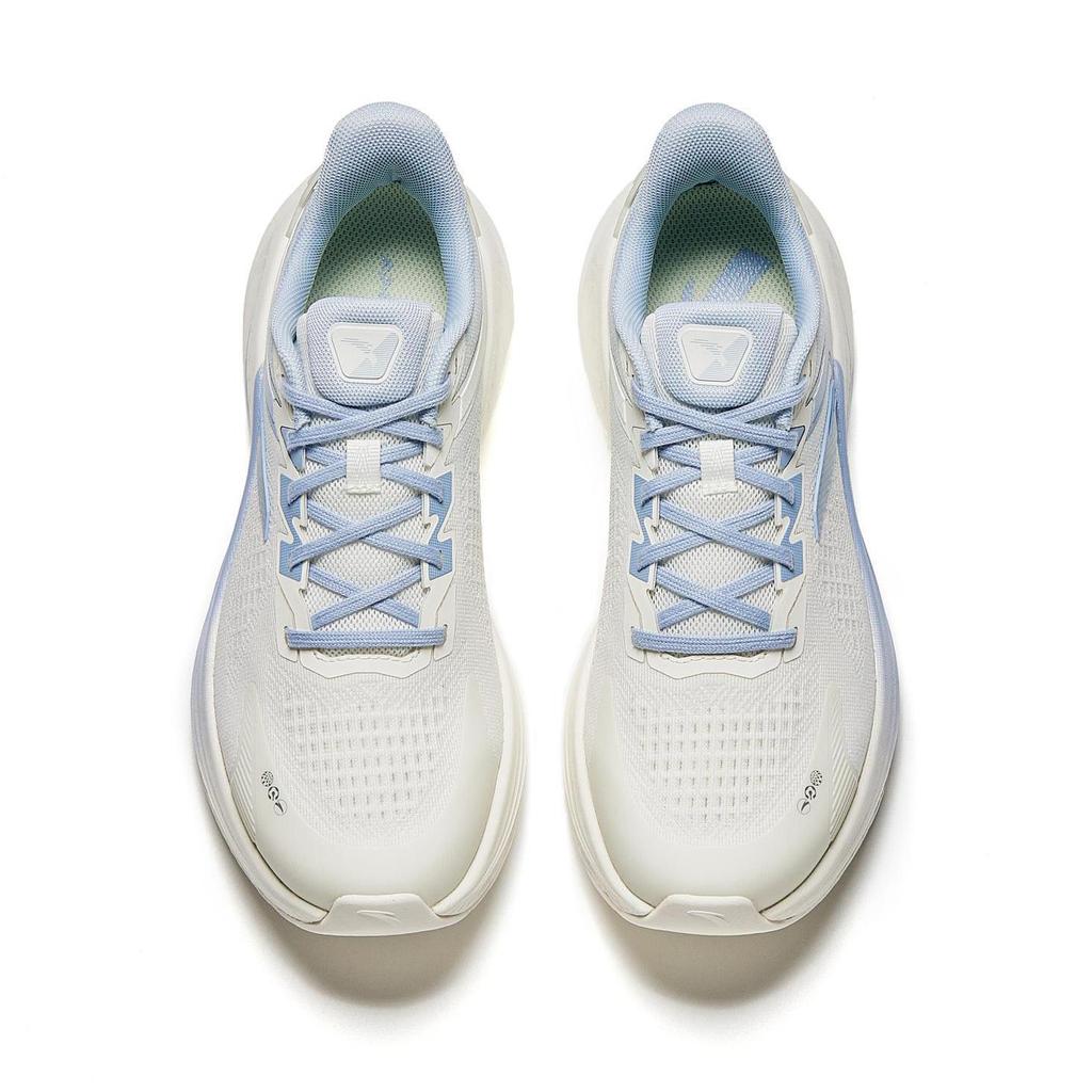 Anta Stinger 6 Cushioned Anti-Slip And Wear-Resistant Lightweight Low-Top Running Shoes Women's White Blue Sneakers 922515511-3