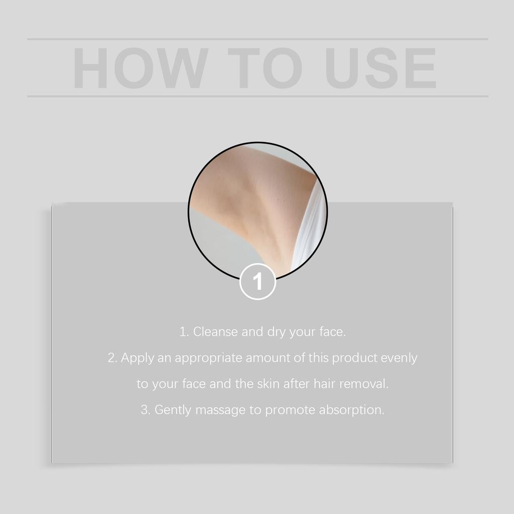 Hair Removal Oil Natural Body Oil Body Moisturizing Nourishing Hair Removal Oil,60ML