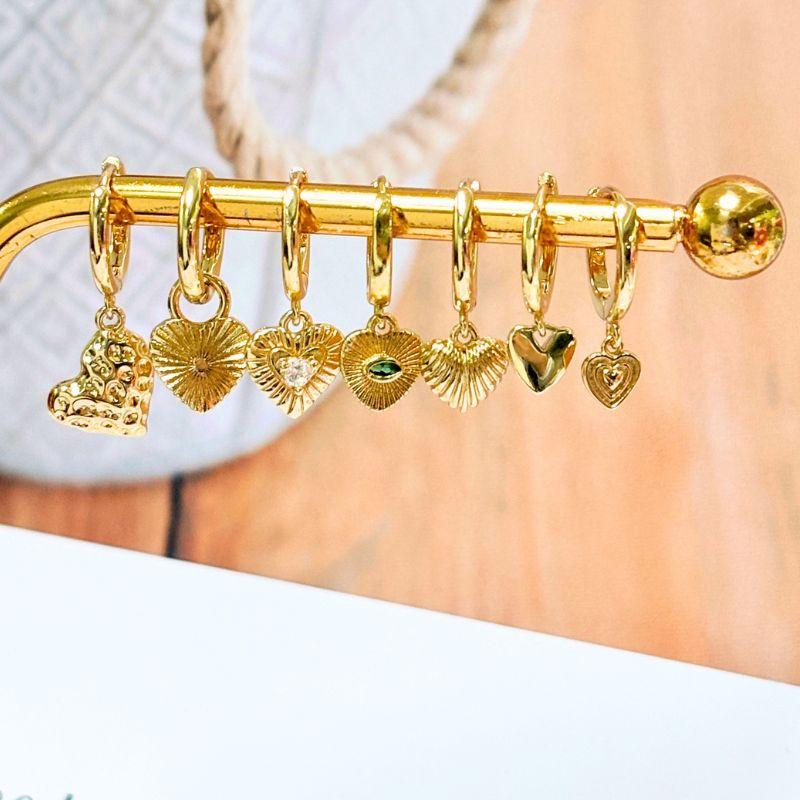 YUXINTOME 925 Silver Ear Needle Zircon Hoop gold Earrings For Women Square Plate Pendant Cutout Heart Earrings Fashion Jewelry