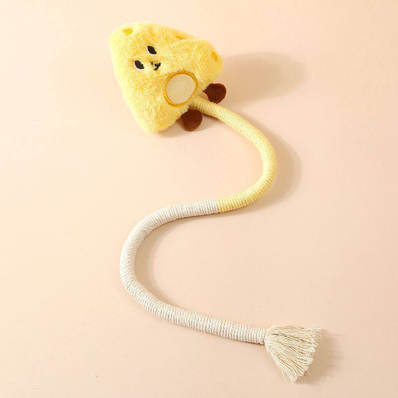 Doll Biting Rope Cat Toy Teething Stick for Cats, Small Cat Teething Toy