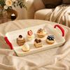 Rectangular Serving Tray with Handles Impact-Resistant