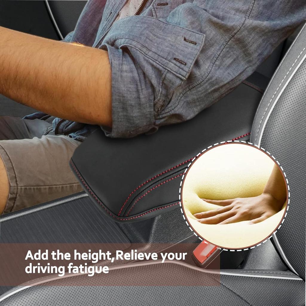SKTU for 2013-2019 Volkswagen VW Golf 7 MK7 MK7.5 Central Console Armrest Rest Pad 2019 Golf 7 MK7 MK7.5 Center Console Seat Box Cover Protector
