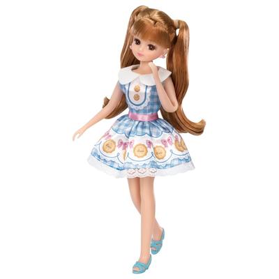 TAKARA TOMY Dress Happy Doll Play House Toy Ages 3 and Up Passes Toy Safety Standards ST Mark Certification Licca One Size "Licca-chan LW-04 Biscuit"