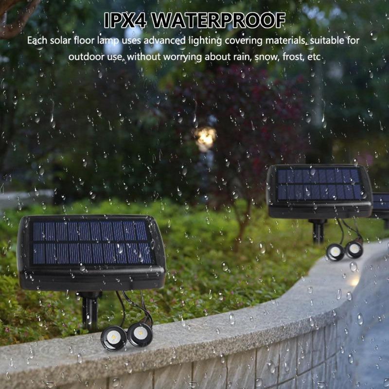 Solar Garden Spotlight 10 IN 1 Outdoor Solar Pathway Light Waterproof Security Landscape Light for Tree Patio Driveway Decor