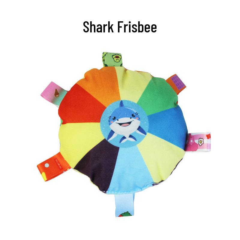 Durable Squeaky Plush Frisbee Dog Toy for Interactive Training and Teething