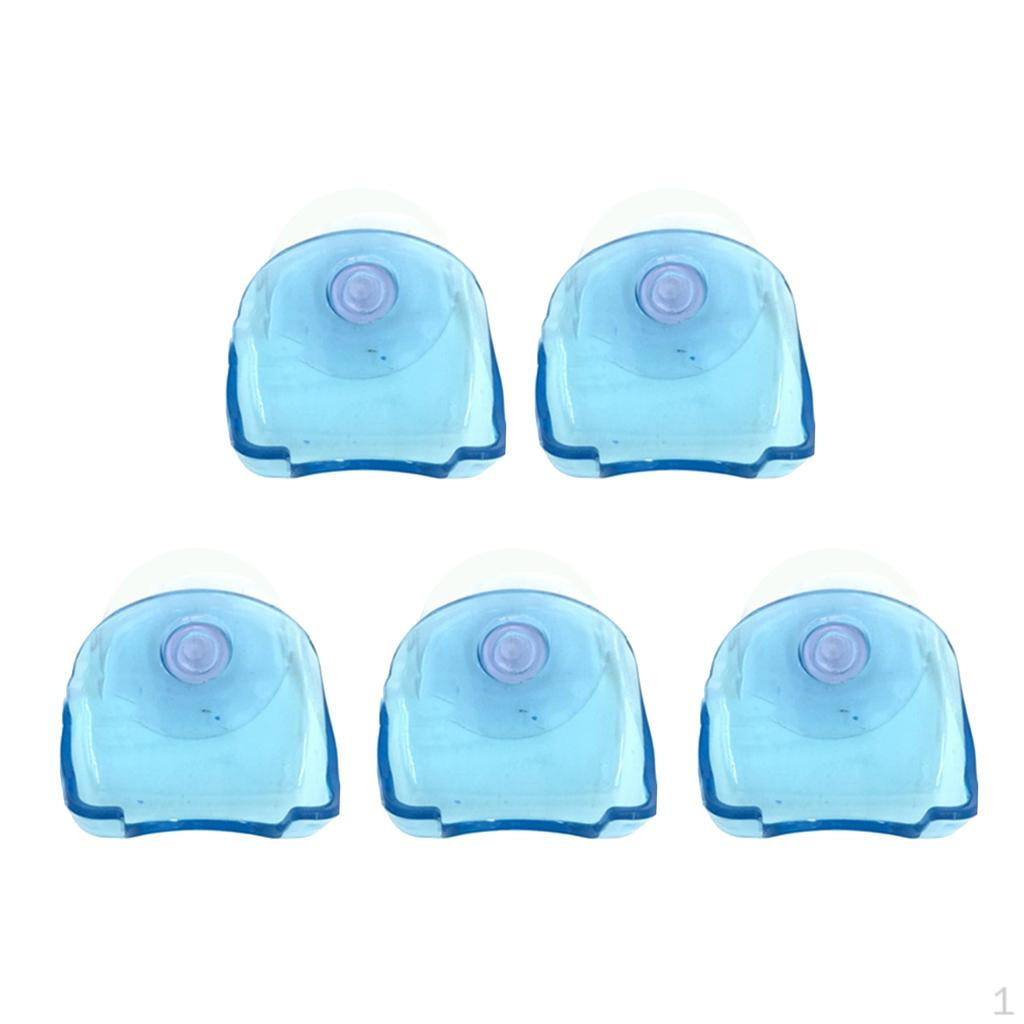 5 Pcs Toothbrush Holder Suction Hooks for Bathroom Washroom
