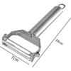 Stainless Steel Vegetable Peeler 4-in-1 Multi-Function kitchens accessories with clean brush for Potato Carrot Cucumber