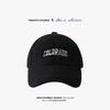 Korean Style Embroidered Letter Baseball Cap for Women with Thick Plush Baseball Cap Warmth and Cold To Show Their Face Adjustable Hat