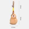 Plush Cartoon Calabash Keychain Soft Bag Pendant Delicate Car Keychain  Party
