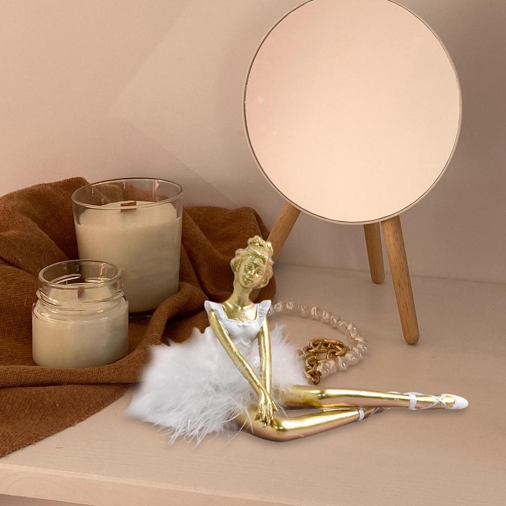 Kolekcja Statuetek Baleriny Figurka Baletnicy Statuetka Rzemiosło Artystyczne do Domu Biura Biblioteczki Gabinetu Dekoracja Sypialni