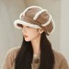Edge Edged Octagonal Beret Women's Versatile Winter Warm Hat