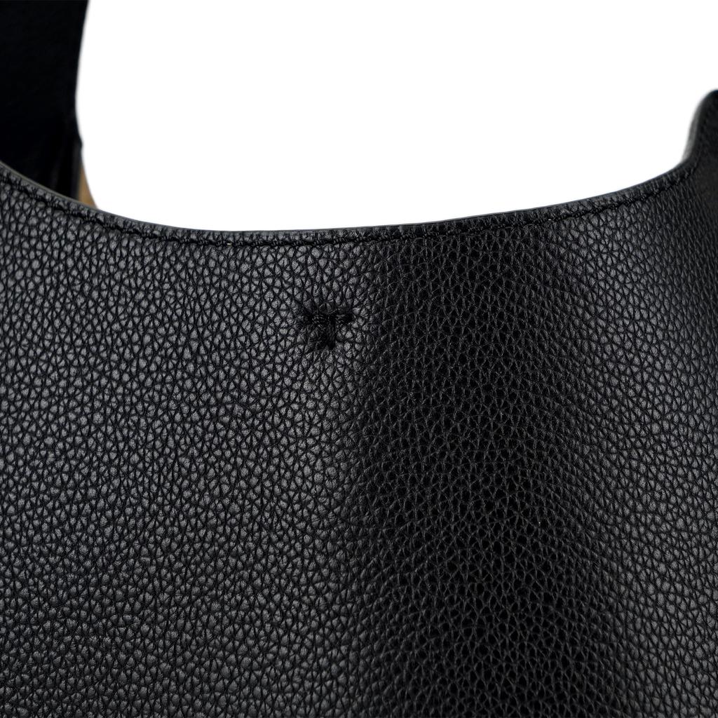 Tory Burch Romy Minimalist Solid Design Leather Shoulder Bag Small Women bags Black 175172-001