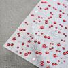 1 Sheet Chic Self Adhesive Manicure Decal Lovely Red Fruit Strawberry Bowknot 5D Nail Art Stickers Diy Accessories