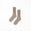 Thermos Warm Fleece Room Sizes Cold Winter Warm Socks &ONDO Socks, Mid-Length, 22-25cm, Beige, Thermos-Like Warmth, Protection, Warmth,