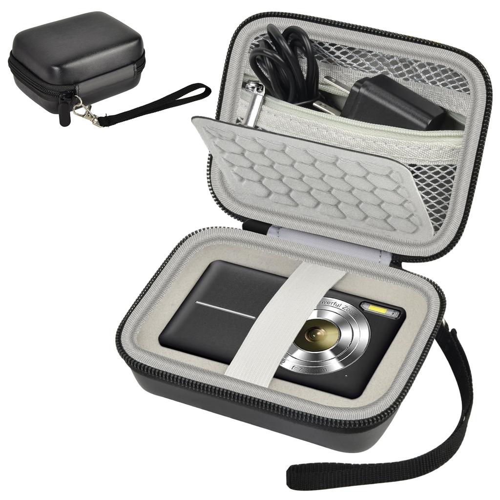 EVA Mini Convenient CCD Camera Bag, Inner Storage Box, Hard Shell Drop resistant Digital Storage Bag.zwq