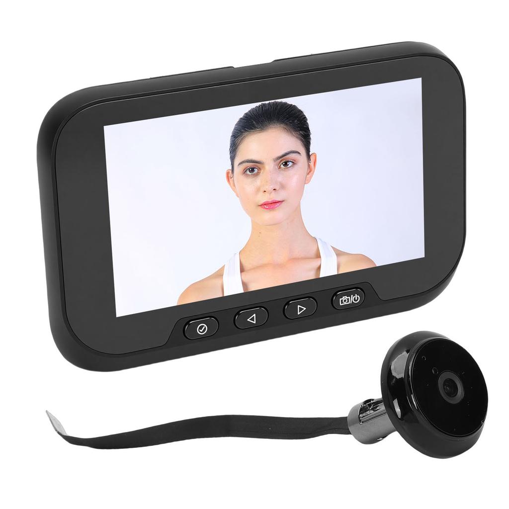 Video Peephole Camera 1080P 135 Degree Wide Angle 4.5 Inch Color Screen Motion Detection Digital Door Eye Viewer for