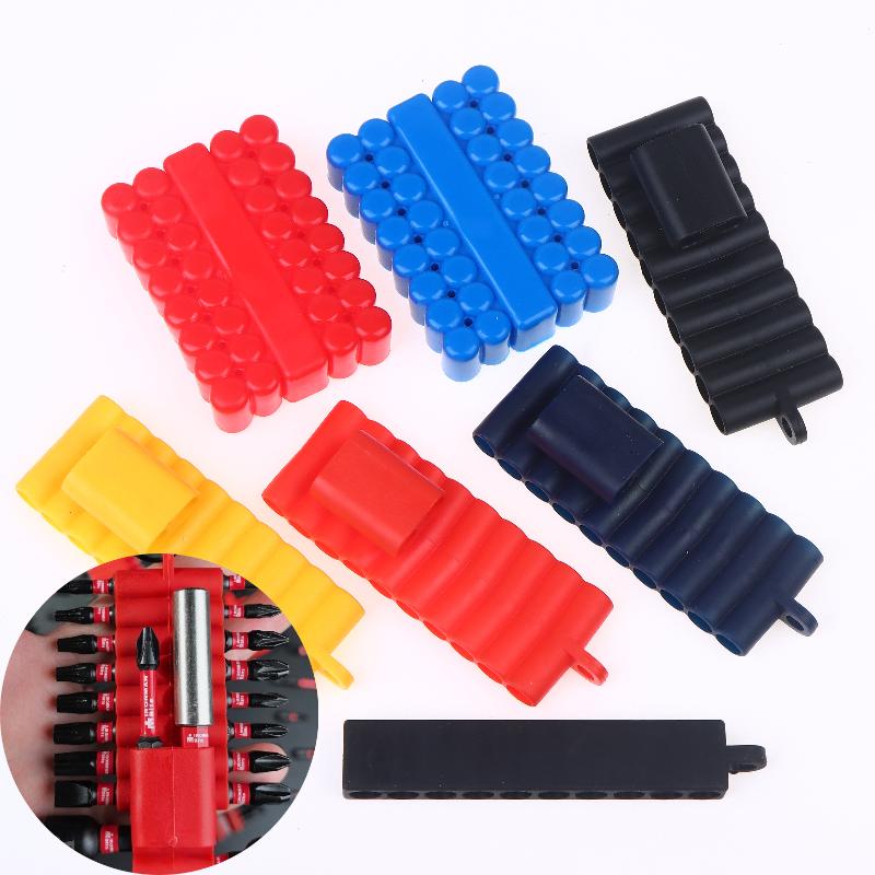 2/3/5Pcs 10/22/32 Holes Storage Case Screw Driver Head Drill Bits Stand Case Tool 1/4" Hex Shank Screwdriver Bit Holder