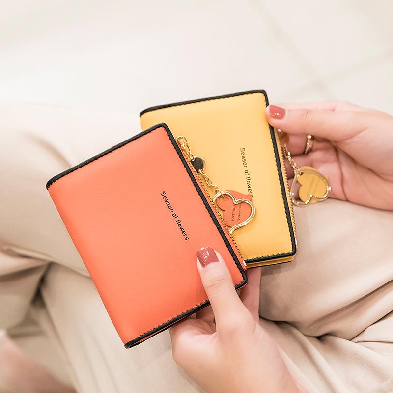 Taoyin Women's 2023 Korean-Style Small Leather Wallet - Cute, Ultra-Thin, Ideal for Students