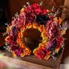 Women Head-Dress Colorful Flower Headband Hair Wreath Wedding Party Costume Headpiece for Bridal Women Fashion Hair Accessory