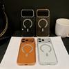 Glitter Diamante di Lusso Per Custodia Magsafe Per iPhone 17 Pro Max Plus Air Trasparente TPU Morbido Ricarica Wireless Antiurto Per iphone 15 16 Plus Cover