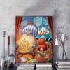 5D DIY Diamond Painting Decorations Scrooge McDuck Gold Rush Theme Illustrations Diamond Embroidery Rhinestone Cross Stitch Set Handmade