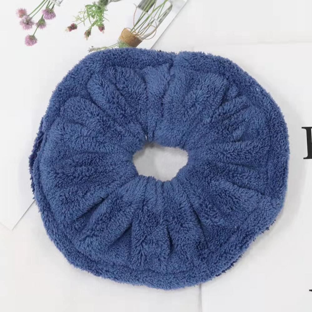 

1 шт. Мягкие Супервпитывающие Бархатные Скранчи Полотенце из Микрофибры Резинка для Волос Женские Однотонные Аксессуары Эластичные Резинки для Сухих Волос