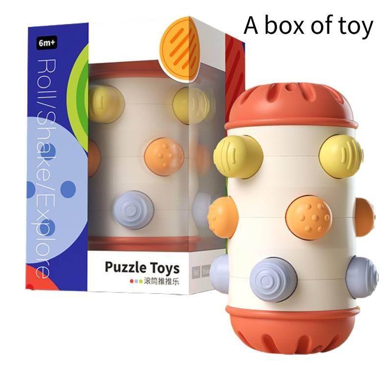 Engaging Early Development Baby Toy Fun Push Rolling Drum Educational Rattle